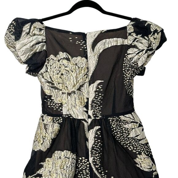 Elliatt Picard Black and White Floral Mini Dress | Size XS - Picture 3 of 12